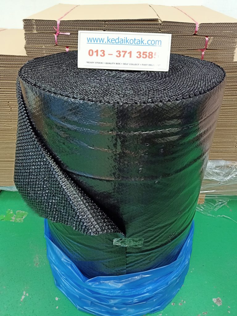 PL-17 : BUBBLE WRAP HITAM (BLACK BUBBLE WRAP)