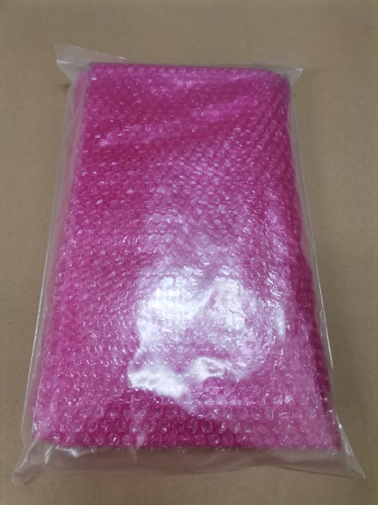PL-8 : BUBBLE PACK PINK (ANTISTATIC)